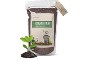 DIMIKRO Bokashi - activateur de Compost - Qualité Biologique 3 Kg Aide à la Fermentation pour Seau Bokashi et Compost - 100% végétalien & Naturel avec Micro-organismes Efficace