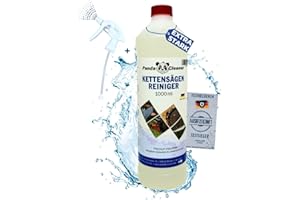 PandaCleaner nettoyant resine taille haie - Nettoyant pour tronçonneuse avec tête de pulvérisation - Dégraissant de résine 1000 ml