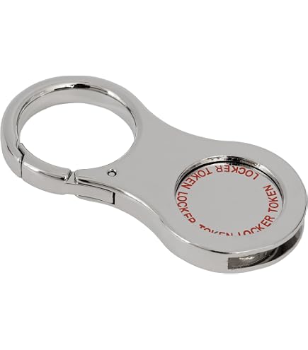 Harts Portachiavi Portamoneta In Metallo Per Gettoni Carrello - Pratico Portamonete Da 1 Sterlina, Finitura Lucida - 2