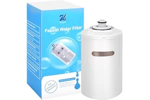 ZUQUIK Wasserhahn-Wasserreiniger-Patrone, Wasserhahn-Mount-Wasserfiltrationssystem für Leitungswasser, Wasserfilter für die Küche, hocheffiziente Dechlorierung Einfache Installation