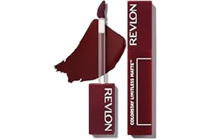 Revlon ColorStay Limitless Matte, Pintalabios Mate de larga duración, Fórmula Vegana, No-Budge Matte, Ligera/Cómoda, Resistente al Agua, Tono 015 Hype Girl