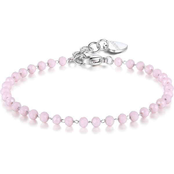 S'Agapõ Bracciale Componibile Happy In Acciaio 316L Con Albero Della Vita E Cristallo