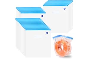 DODUOS 20 Pezzi 30×34cm Sacchetti per Filamento, Sacchetti Sottovuoto Filamento 3D, Sacchetti per Sottovuoto Filamento Stampante Sacchetti Sigillati Sottovuoto per Stampante 3D