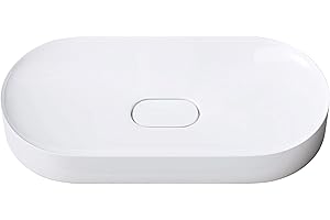 MAIMAI Mai & Mai Lavabo da Appoggio 70X35.5X10cm, Lavandino Bagno Colossum826 Lavabo da Marmo Fuso, Bianco Opaco