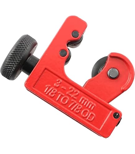 CPS BTC200 Mini Tube Cutter - 1/8" To 7/8" Range With Set-N-Cut Technology For Smooth Cuts