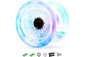 YOYO FACTORY YoyoFactory Arrow Yoyo - Galaxy (De Principiante a Profesional, Yo-Yo con Rodamientos de Bolas Extra,Cuerda e Instrucciones)