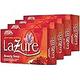 SSCPL From Nature With Love Herbals Lazure Soap with Saffron, Turmeric, Mulberry, Calendula, Almond & Orange Oil - Softens & Smoothens Skin, Even Skin Tone - 100g x 4 Bars