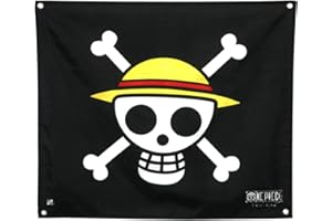 ABYSTYLE - ABYDCT001 - Ameublement et Décoration - One Pièce - Drapeau - Skull - Luffy - 50 x 60 cm, Multicoloure