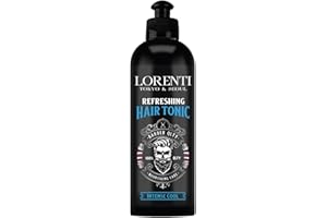 Lorenti Refreshing Hair Tonic Intense Cool - Tonique capillaire rafraîchissant au menthol et à la menthe - Soin rafraîchissant du cuir chevelu contre les démangeaisons et la sécheresse - Tonique