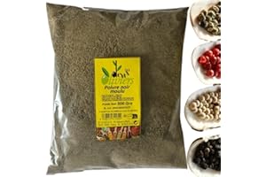 SMART HM Poivre Noir Moulu Premium 500g - Terroirs Tellicherry, Malabar, Kampot, Saveur délicate, condiment gourmet - Fraîcheur garantie, cuisine raffinée.100% naturel, naturellement sans additifs, vegan.