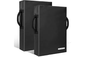 BOOSTEADY Football Blocking Pad Training Equipment Denser Softer Foam Kick Pads for Soccer, Basketball, Hockey, Lacrosse Tackle Dummy - 24"x16" Kick Shield Pad with Handles