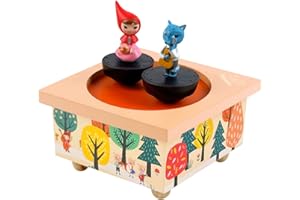 Trousselier - Red Ridding Hood - Carillon danzante - 2 figure rimovibili - Facile da usare - Spring by Vivaldi - Multicolore - 2 count