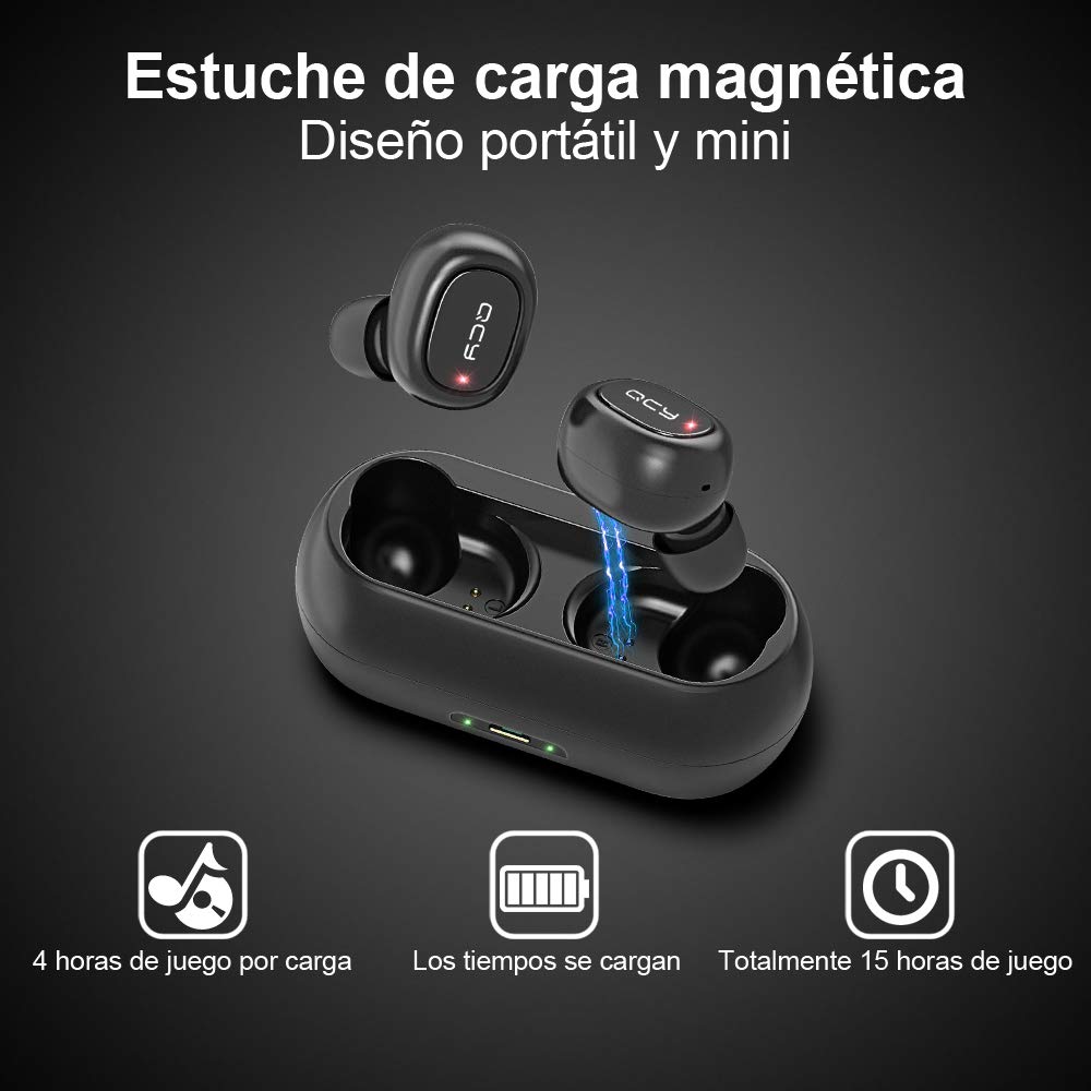 Auriculares-bluetooth-HOMSCAM-Auriculares-inalmbricos-QCY-Bluetooth-50-Sonido-Estreo-Auricular-Mini-Twins-In-Ear-Auriculares-Carga-Rapida-Resistente-al-Agua-con-Caja-de-Carga-para-iPhone-y-Android
