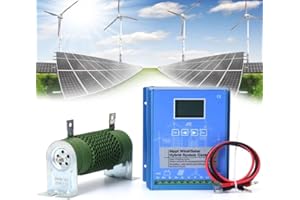 FENGSSLL Wind solar Hybrid Charge Controller 5000W-12000W 12V/24V/48V Auto Switch Regulator MPPT Wind Solar Hybrid Boost Controller for Wind Turbine Generator Charger Battery,5000W-48V