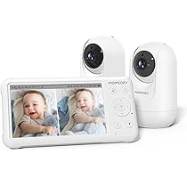 Momcozy BM03 - Video Babyfoon - 5,5 inch 1080p FHD zonder - Babyfoons Momcozy BM03 - Video Babyfoon - 5,5 inch 1080p FHD zonder - Babyfoons