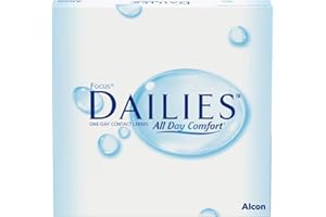 Alcon Dailies All Day Comfort Lentes de contacto de reemplazo diario, Pack de 30 , R 8.6 mm, D 13.8 mm, -2.5 Diopt