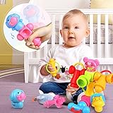 Peradix Baby Kinder Greifling Rassel 3D Puzzles DIY Spielzeug 12 PCs für Kinder ab 3 Jahre - 2
