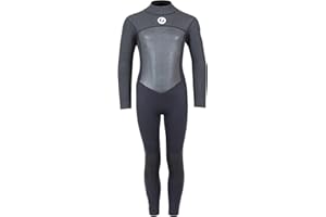 TWO BARE FEET Junior Thunderclap Pro Full Length Wetsuit - Kids Winter & Summer Wetsuits in 3/2mm, 4/3mm, 5/4mm