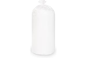 DIVERPUFF Puff Perlas Poliestireno – Relleno para Puff Pera, Pelota, Gigante, XXL, XL, Infantil – Relleno puff bolitas (250 Litros)