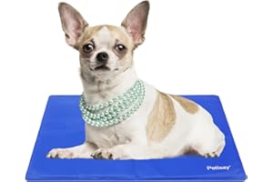PetIsay Pet Dog Cooling Mat - Pressure-Activated Gel Self-Cooling Pads for Dogs- Keep Your Dogs and Cats Comfortable All Summer - Avoid Overheating (S)