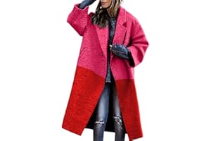 EMUKFD Autumn Jackets for Women, Plaid Thin Long Coat Shacket Jackets Long Sleeve Casual Boyfriend Shirts Plus Size Warm Coat Womens Spring Checked Shirts