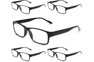 Gaoye Profesjonalne okulary do czytania na cały dzień – czytniki komputerowe z ochroną przed niebieskim światłem, Value Pack
