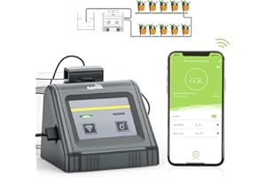 RAINPOINT WiFi Automatic Irrigation System for Indoor Plants, DIY Drip Irrigation Set, Remote Control of Automatic/Manual/Delayed Watering Mode via App