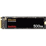 SanDisk Extreme Pro m.2 NVMe 3D SSD Interne Festplatte 500 GB (Lebensdauer von bis zu 300 Tbw, 3D-NAND-Technologie, 3.400 MB/s Lesegeschwindigkeiten)