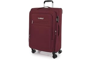 JASLEN - Valise Souple Grande Taille à roulettes Ultra Légère Valise Soute Avion 23kg Valises Moyenne Pas Cher Valise XL. Cadenas à Combinaison, Grenade