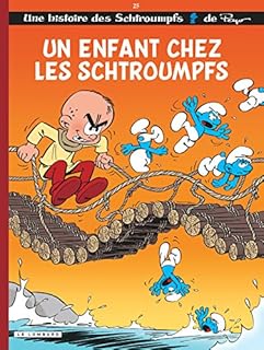 jaquette livre Les Schtroumpfs Lombard - tome 25 - Enfant chez les Schtroumpfs (Un)