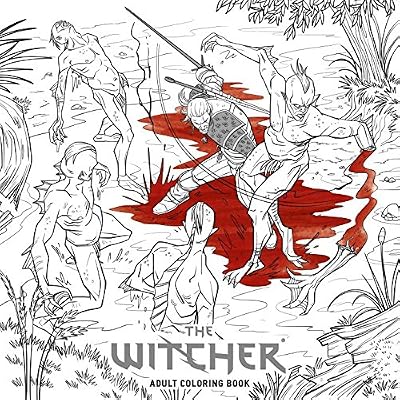 Dark Horse Comics The Witcher Adult Coloring Book