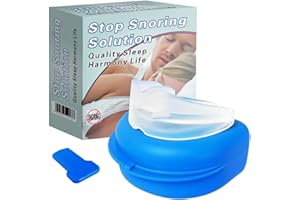 BIMHAYUU Schnarchstopper Set Anti-Schnarch Set Nasendilator, Anti-Schnarchschienen - Anti Schnarchen Geräte Hilft Gegen Schnarchen, Schlafapnoe & Schweres Atmen gegen Schnarchen und Zähneknirschen