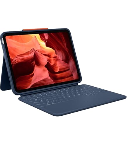 OtterBox Achiever Series Keyboard 360 hoes voor iPad 10e gen 2022, 11e gen 2025 (A16), beschermende hoes met Tedesco QWERTZ toetsenbord, getest volgens militaire normen, Zwart, Zonder Verpakking