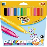 Bic Visa Yıkanabilir 12'li Jumbo Ke&ccedil;eli Boya Kalemi