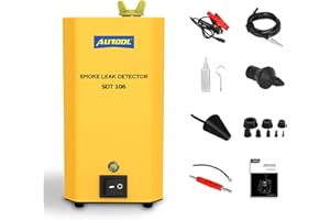 AUTOOL Machine à Fumée de Voiture SDT-106 Localisateur de Fuite de Voiture Fuite de Diagnostic Automobile SDT106 Systèmes deTuyaux de Soutien/Moto/Voitures/SUV/Testeur de Fuite de Fumée de Camion