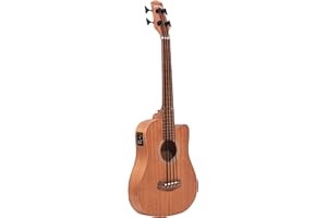 GOLDTONE 23" Fretless Acoustic-Electric Micro Bass with Bag by Gold Tone