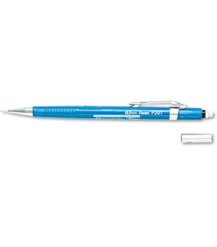 Pentel Lápiz de dibujo mecánico automático de la serie P200 de 0.028
