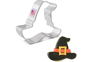 ANN CLARK COOKIE CUTTERS Formina per Biscotti Stampo di Halloween con cappello da strega 7,62 cm, Prodotto negli Stati Uniti da Ann Clark