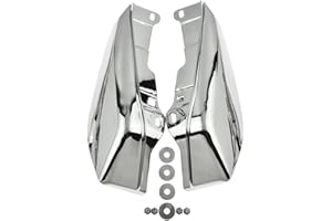 YHMTIVTU Déflecteur d'air à cadre central pour Touring Road King Street Glide Electra Glide 2009-2016 Chromé