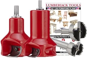 Lumberjack Tools startset (HSK2), 2,5 cm och 5,1 cm