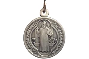 I G J Saint Benedict Silver Medal - The Patron Saints Medals