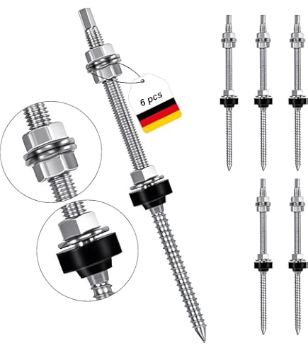 50x Vis à Tête Marteau M8 X 20 Inox A2 V2A Solaire Photovoltaïque Type - Foto 3