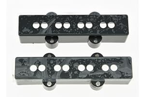 Kaish Lot de 2 couvertures de Black Bass Pickup/cou pont pour 4 cordes jazz Bass J Bass