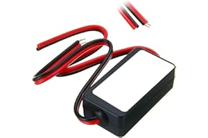 Hikity Relais de Redresseur Caméra de Recul 12V DC Filtre Redresseur pour Voiture Filtre Antiparasite Autoradio Condensateur Régulateur Caméra de Recul