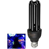 E27 UV-Lampe von Wood, 26 W, Disco, DJ, Licht, Schwarz, 220 V.