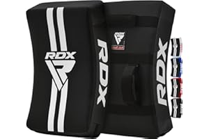 RDX Bouclier Frappe Pattes d'ours Boxe Thai Bouclier Courbe Coup Entraînement Paos Frappe Cible (Le Paquet Contient Une Seule Pièce)