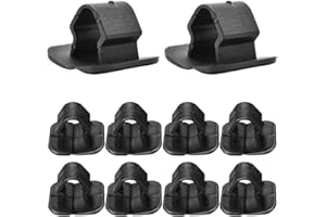 CPJJ 10 Pezzi Auto Cofano Isolamento Pad Titolare Clip,Auto Cappuccio Plastica Fibbia Fissaggio Fermo,Accessori Universali Per Auto,Adatto Alla Maggior Parte Delle Auto,Dei Furgoni e Dei Camion
