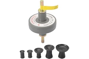 Konuooer Kit rodoir soupape avec 5 disques d'aspiration de 16, 20, 30, 35 et 45 mm, rodage soupape Convient pour Motos, Voitures, camions et véhicules Utilitaires