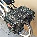 Produktbild prom-note doppelt hinten Gepäckträger Fahrrad Tasche vergrößertes Mountain Bike Camo Tasche 35L MTB Mountain Bike Rack Satteltasche Multifunktions Road Fahrrad Gepäckträger hinten Sitz Trunk Bag, grün