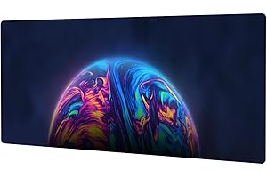 GLANDOTU Gamingowa podkładka pod mysz – podkładka pod mysz 800 x 400 × 3 mm – duża podkładka pod mysz XL z motywem, antypoślizgowy gumowy spód, poprawia precyzję i prędkość, szyte krawędzie, podkładka